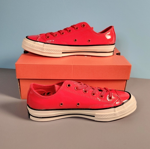 converse patent leather sneakers